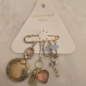 NWT Free People Dangle Pin/Brooch